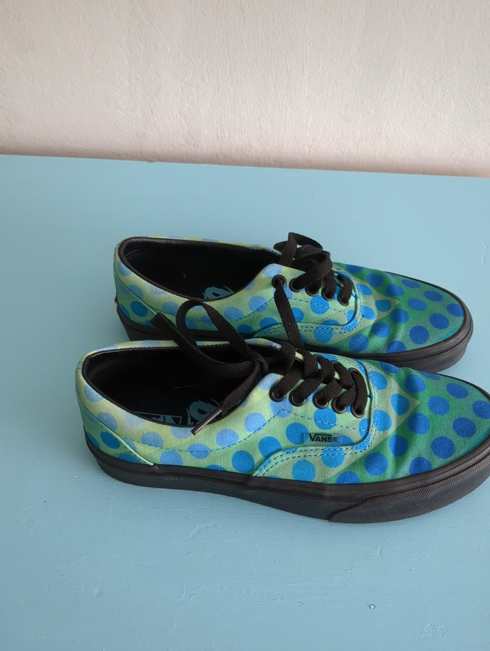 Vans Era Space Oddity David Bowie Polka Dot Sneakers Womens Sz 8 2019